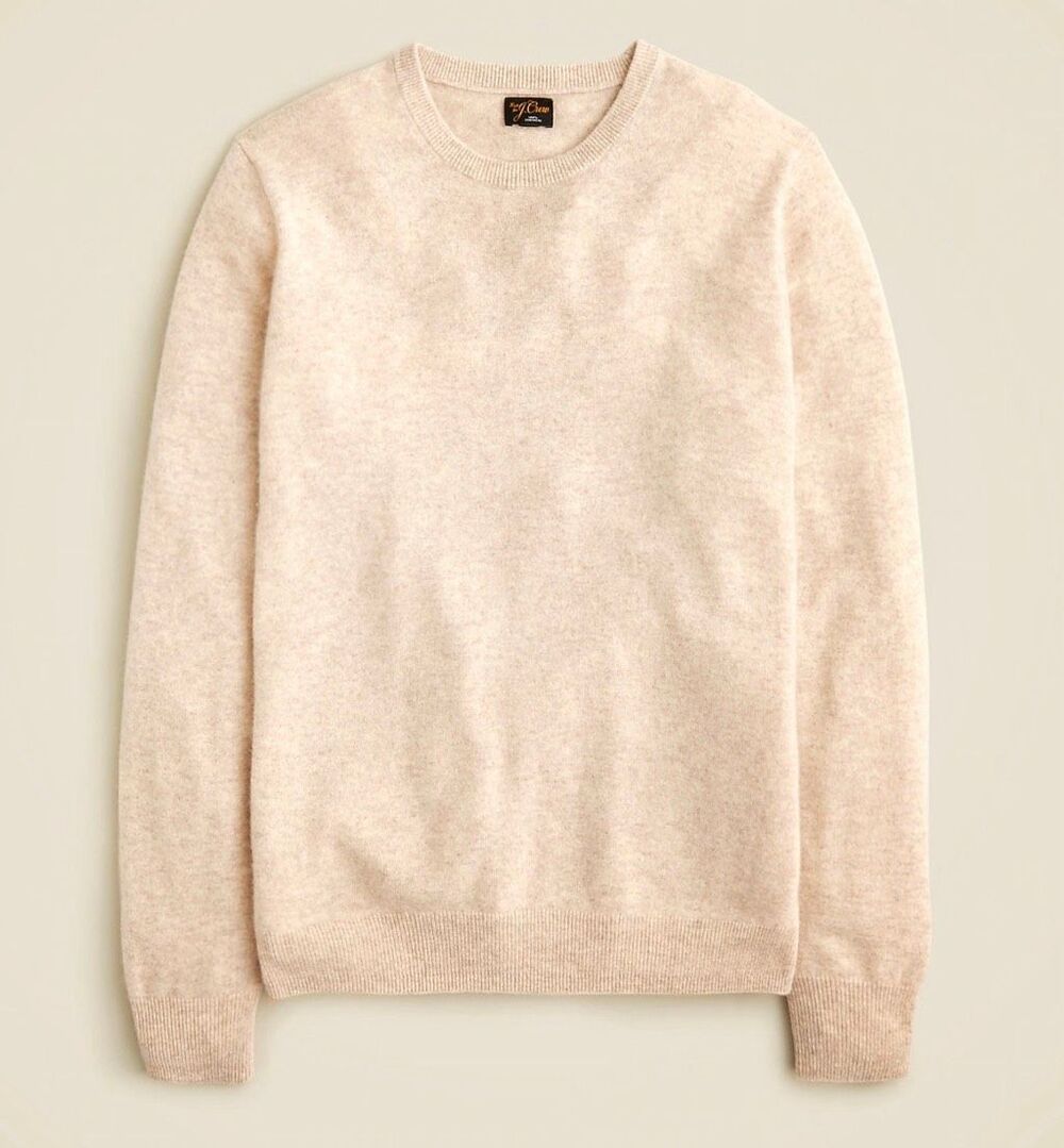 J. Crew Cashmere crewneck sweater in Heather Birth NWT Size Medium
